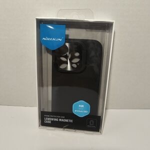 Black Magnetic Phone Case for iPhone 15 Pro & 15 Pro Max